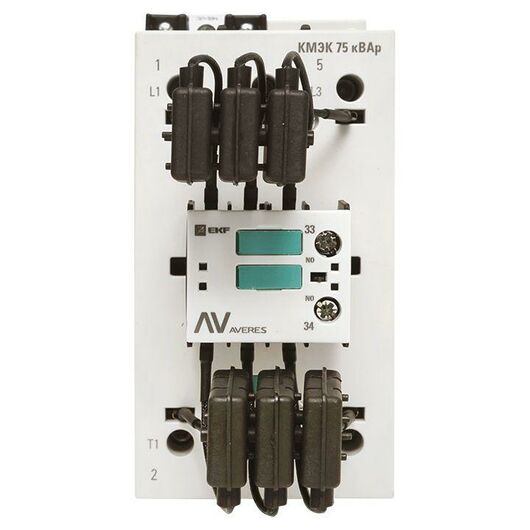 Контактор для конденсатора КМЭК 75квар 230В 1NО AVERES EKF ctrk-s-108-75-230-av, изображение 7 • Купить по низкой цене в интернет-магазине СМЭК