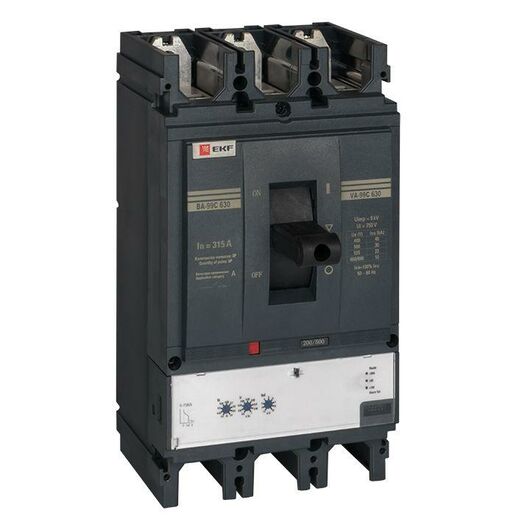 Выключатель автоматический 3п 630/315А 45кА ВА-99C Compact NS PROxima EKF mccb99c-630-315, изображение 6 • Купить по низкой цене в интернет-магазине СМЭК