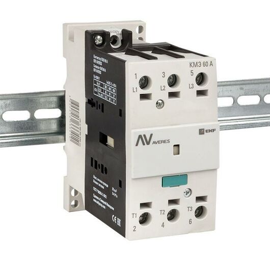 Контактор КМЭ 60А 400В АС AVERES EKF ctr-s-60-00-400-av, изображение 6 • Купить по низкой цене в интернет-магазине СМЭК
