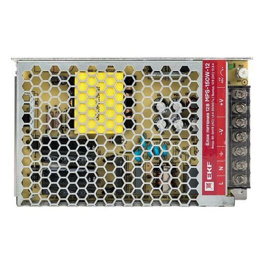 Блок питания 12В MPS-150W-12 PROxima EKF mps-150w-12, изображение 5 • Купить по низкой цене в интернет-магазине СМЭК
