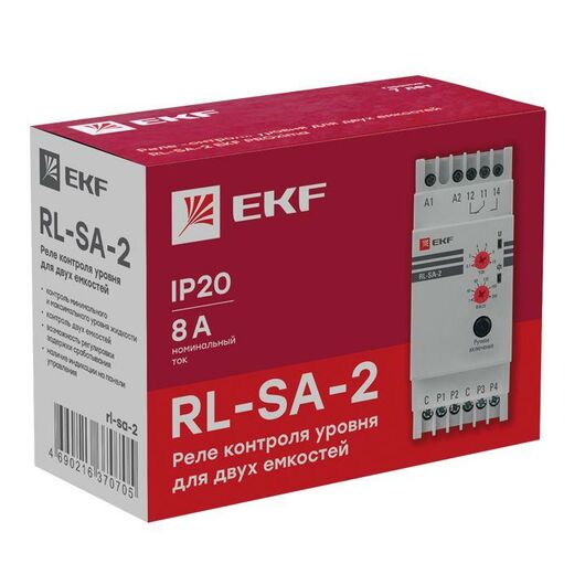 Реле контроля уровня для двух емкостей RL-SA-2 PROxima EKF rl-sa-2 • Купить по низкой цене в интернет-магазине СМЭК