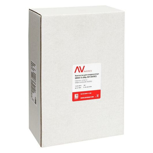 Контактор для конденсатора КМЭК 75квар 230В 1NО AVERES EKF ctrk-s-108-75-230-av, изображение 9 • Купить по низкой цене в интернет-магазине СМЭК