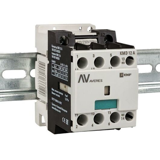 Контактор КМЭ 12А 1NC 400В АС AVERES EKF ctr-s-12-01-400-av, изображение 6 • Купить по низкой цене в интернет-магазине СМЭК
