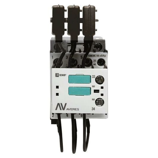 Контактор для конденсатора КМЭК 10квар 230В 1NО+1NC AVERES EKF ctrk-s-14-10-230-av, изображение 3 • Купить по низкой цене в интернет-магазине СМЭК