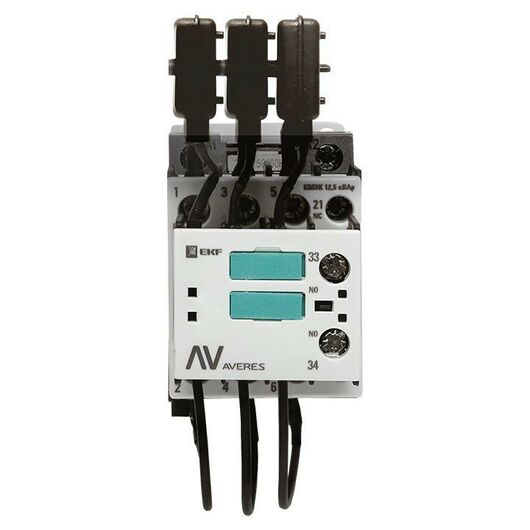 Контактор для конденсатора КМЭК 12.5квар 230В 1NО+1NC AVERES EKF ctrk-s-18-12.5-230-av, изображение 5 • Купить по низкой цене в интернет-магазине СМЭК