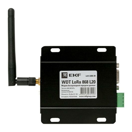 Модем беспроводной передачи данных WDT LoRa 868 L20 PROxima EKF wdt-L868-20, изображение 7 • Купить по низкой цене в интернет-магазине СМЭК
