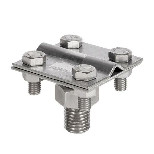 Зажим прута на штыре пластина d56х56мм Ni PROxima EKF lp-g6606-e1302-ni, изображение 3 • Купить по низкой цене в интернет-магазине СМЭК