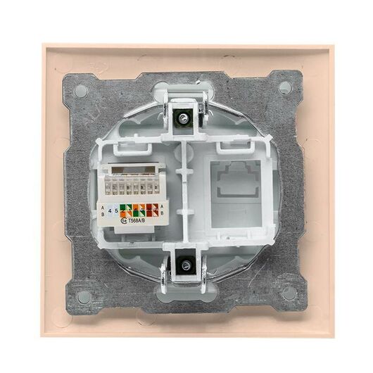 Розетка компьютерная 1-м СП Валенсия RJ45 крем. PROxima EKF EWK01-035-20 • Купить по низкой цене в интернет-магазине СМЭК
