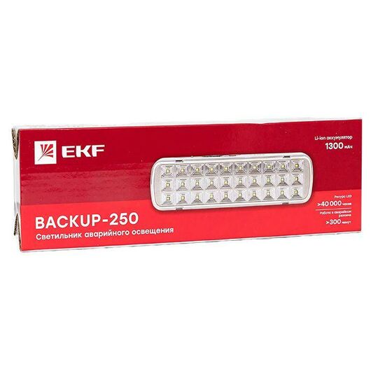 Светильник аварийного освещения BACKUP-250 LED PROxima EKF dpa-102, изображение 7 • Купить по низкой цене в интернет-магазине СМЭК