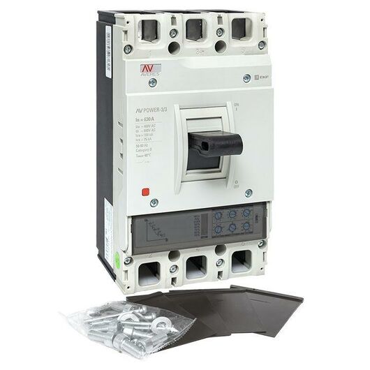 Выключатель автоматический 630А 100кА AV POWER-3/3 ETU2.0 AVERES EKF mccb-33-630H-2.0-av, изображение 3 • Купить по низкой цене в интернет-магазине СМЭК