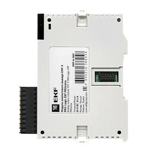 Модуль аналогового вывода EMF 4 PRO-Logic PROxima EKF EMF-A-4AO, изображение 8 • Купить по низкой цене в интернет-магазине СМЭК
