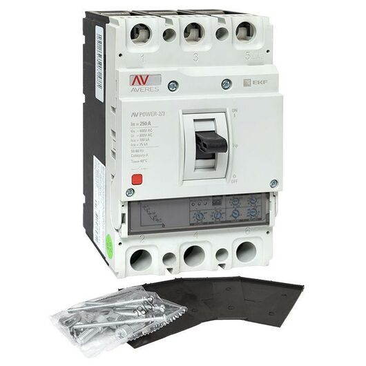 Выключатель автоматический 250А 100кА AV POWER-2/3 ETU2.0 AVERES EKF mccb-23-250H-2.0-av, изображение 7 • Купить по низкой цене в интернет-магазине СМЭК