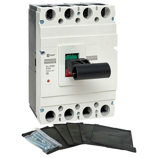 Выключатель автоматический 4п 400/315А 5In 42кА ВА-99М PROxima EKF mccb99-4P5In400-315m, изображение 9 • Купить по низкой цене в интернет-магазине СМЭК
