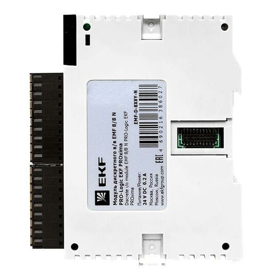 Модуль дискретного в/в EMF 8/8 N PRO-Logic PROxima EKF EMF-D-8X8Y-N, изображение 10 • Купить по низкой цене в интернет-магазине СМЭК
