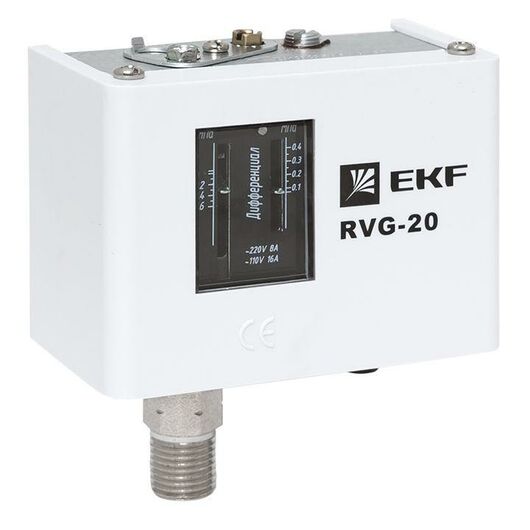 Реле избыточного давления RVG-20-0.6 (0.6МПа) EKF RVG-20-0.6, изображение 15 • Купить по низкой цене в интернет-магазине СМЭК