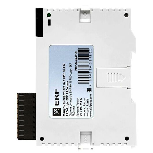 Модуль дискретного в/в EMF 4/4 N PRO-Logic PROxima EKF EMF-D-4X4Y-N, изображение 10 • Купить по низкой цене в интернет-магазине СМЭК
