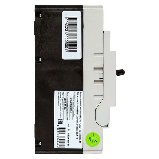 Выключатель автоматический 63А 80кА AV POWER-1/3 TR AVERES EKF mccb-13-63H-TR-av, изображение 7 • Купить по низкой цене в интернет-магазине СМЭК