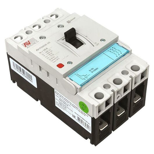 Выключатель автоматический 125А 80кА AV POWER-1/3 TR AVERES EKF mccb-13-125H-TR-av, изображение 7 • Купить по низкой цене в интернет-магазине СМЭК