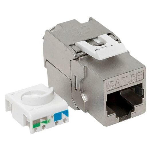 Модуль Keystone кат.5E STP экранир. 110 IDC 180град. самозажимной (Toolless) TERACOM PRO EKF TRP-KSTN-T180D-5ESTP, изображение 6 • Купить по низкой цене в интернет-магазине СМЭК