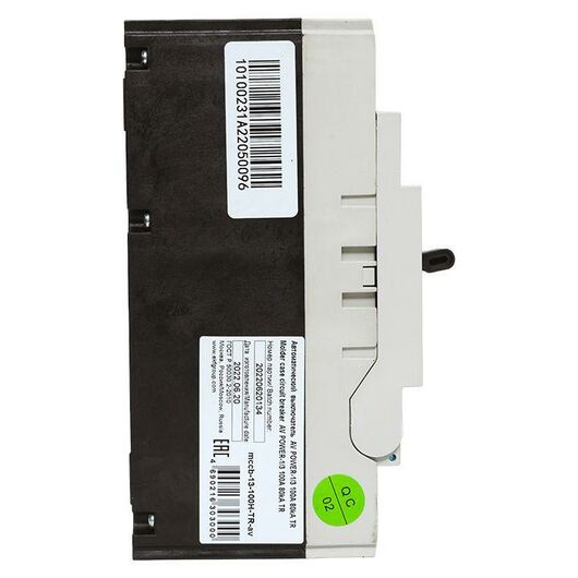 Выключатель автоматический 100А 80кА AV POWER-1/3 TR AVERES EKF mccb-13-100H-TR-av, изображение 8 • Купить по низкой цене в интернет-магазине СМЭК