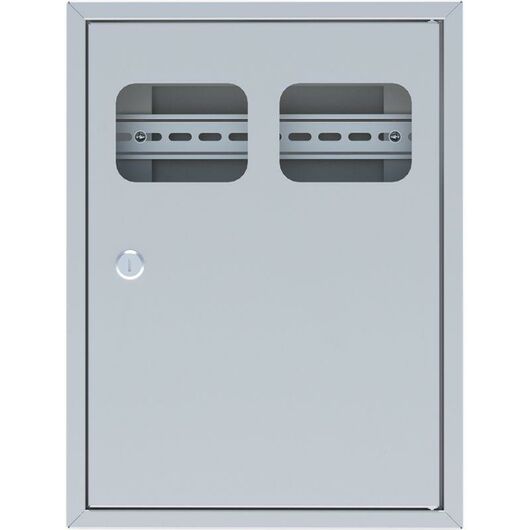 Щит ЯУР на 2 счетчика с двумя DIN-рейками (400х300х150) Basic EKF uerm-din-400-2, изображение 3 • Купить по низкой цене в интернет-магазине СМЭК
