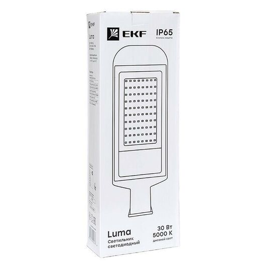 Светильник светодиодный консольный ДКУ-8001-Д 30Вт 5000К IP65 PROxima EKF SLL-8001-30-5000, изображение 4 • Купить по низкой цене в интернет-магазине СМЭК