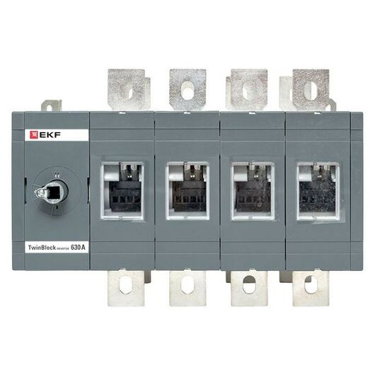 Рубильник 4п 630А реверсивный без рукоятки управления TwinBlock EKF tb-s-630-4p-rev, изображение 8 • Купить по низкой цене в интернет-магазине СМЭК