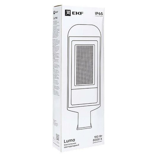 Светильник светодиодный консольный ДКУ-8004-Д 150Вт 5000К IP65 PROxima EKF SLL-8004-150-5000, изображение 6 • Купить по низкой цене в интернет-магазине СМЭК