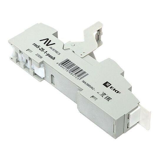 Разъем для реле РM5 25/1 Push-in AVERES EKF rm5-25-1-push • Купить по низкой цене в интернет-магазине СМЭК