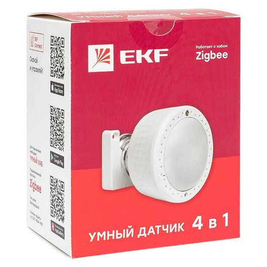 Датчик 4в1 умный Zigbee Connect EKF is-thpl-zb, изображение 6 • Купить по низкой цене в интернет-магазине СМЭК