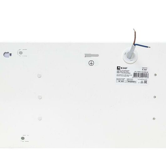 Светильник светодиодный ДВО-1005 36Вт 4000К IP40 1195х180х40 опал панель EKF LPL-1005-O-36-4000-40, изображение 11 • Купить по низкой цене в интернет-магазине СМЭК