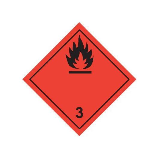 Знак для маркировки опасных грузов "Кл.3" 250х250мм пленка самоклеящаяся EKF an-7-03 • Купить по низкой цене в интернет-магазине СМЭК