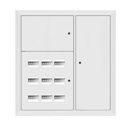 Щит этажный 9кв. RAL9003 3 окна в ряд по гориз. (1000х950х150) PROxima EKF mb29-v-9-ral9003-1 • Купить по низкой цене в интернет-магазине СМЭК