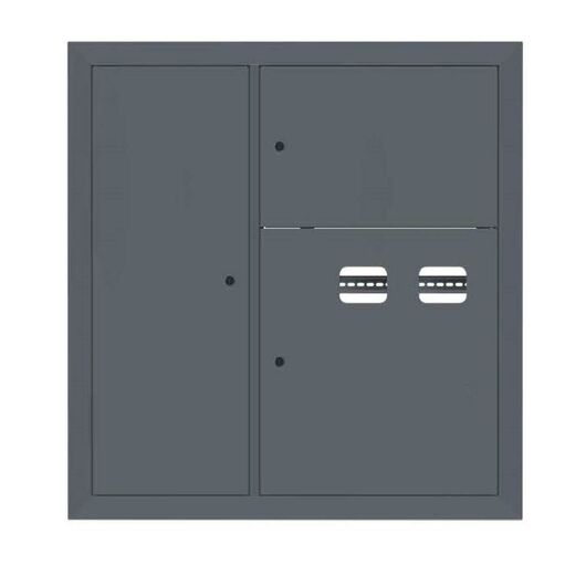 Щит этажный 2кв. слаботочка слева RAL7024 (1000х950х150) PROxima EKF mb29-v-2z-ral7024 • Купить по низкой цене в интернет-магазине СМЭК
