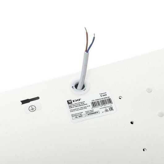 Светильник светодиодный ДВО-1005 36Вт 6500К IP40 1195х180х40 опал панель EKF LPL-1005-O-36-6500-40, изображение 11 • Купить по низкой цене в интернет-магазине СМЭК