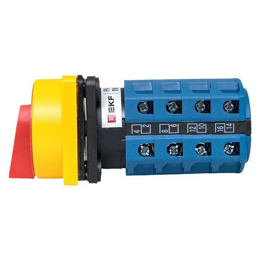 Переключатель кулачковый ПК-1-24 25А 4п "1-0-2" с блокировкой IP65 PROxima EKF pk-1-24-25-a65, изображение 8 • Купить по низкой цене в интернет-магазине СМЭК