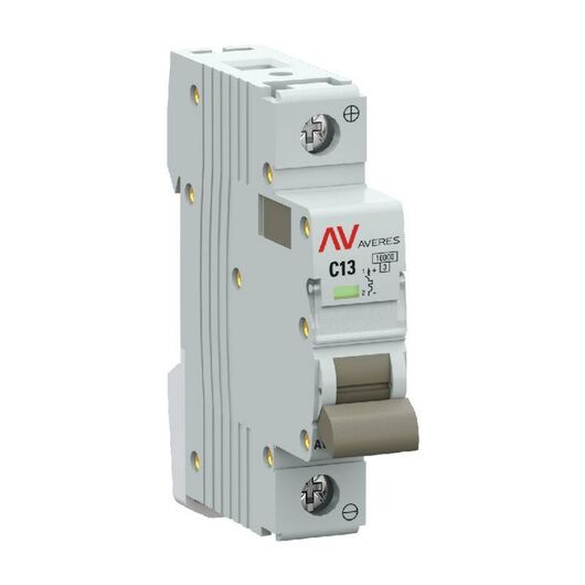 Выключатель автоматический 1п C 13А 10кА AV-10 DC AVERES EKF mcb10-DC-1-13C-av, изображение 2 • Купить по низкой цене в интернет-магазине СМЭК