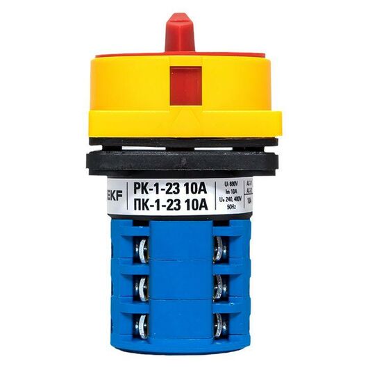 Переключатель кулачковый ПК-1-23 10А 3п "1-0-2" с блокировкой IP65 PROxima EKF pk-1-23-10-a65, изображение 11 • Купить по низкой цене в интернет-магазине СМЭК