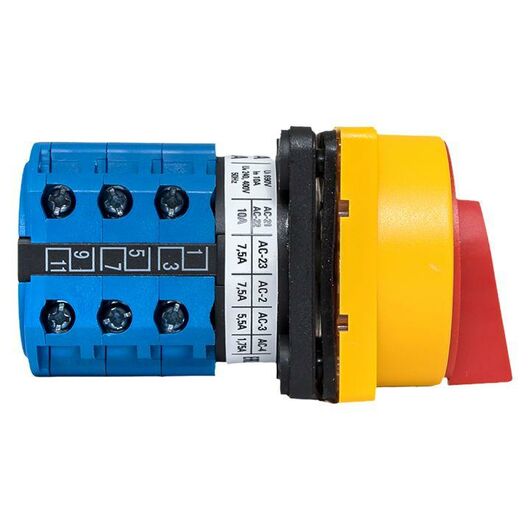 Переключатель кулачковый ПК-1-23 10А 3п "1-0-2" с блокировкой IP65 PROxima EKF pk-1-23-10-a65, изображение 6 • Купить по низкой цене в интернет-магазине СМЭК