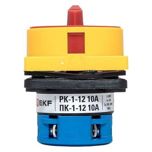 Переключатель кулачковый ПК-1-12 10А 2п "0-1" с блокировкой IP65 PROxima EKF pk-1-12-10-a65, изображение 10 • Купить по низкой цене в интернет-магазине СМЭК