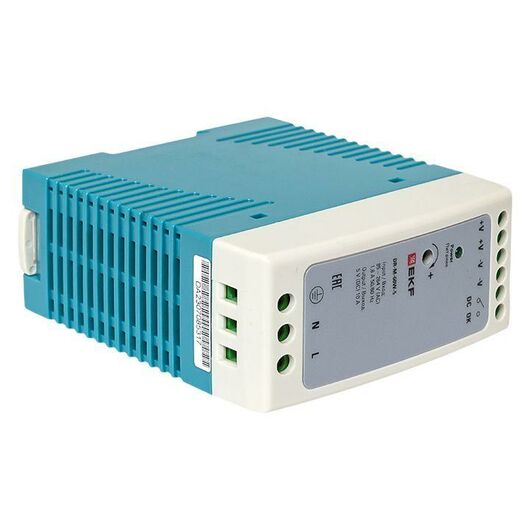 Блок питания на дин рейку 60Вт Uвх 260В AC m Uвых 5В DC постоянного тока EKF DR-M-60W-5, изображение 11 • Купить по низкой цене в интернет-магазине СМЭК