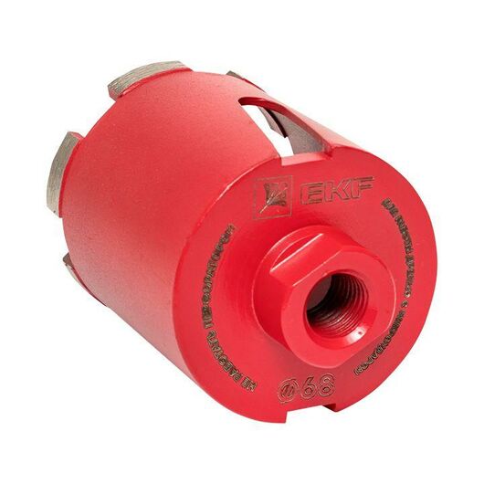 Коронка алмазная для дрелей с микроударом DCH-68MH Micro Hit Laser M16 Professional EKF dch-68-mh-m16, изображение 4 • Купить по низкой цене в интернет-магазине СМЭК