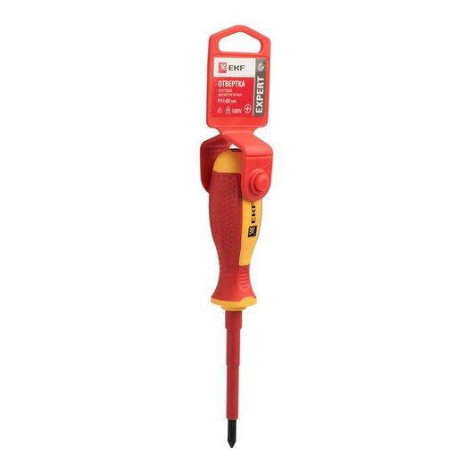 Отвертка PZ1х80мм Expert 1000В PROхima EKF pz-1-80-exp-in, изображение 2 • Купить по низкой цене в интернет-магазине СМЭК