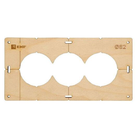 Комплект шаблонов для подрозетников d82мм Expert EKF sh-d82-k, изображение 5 • Купить по низкой цене в интернет-магазине СМЭК