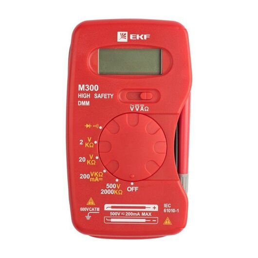 Мультиметр цифровой M300 Expert EKF In-180701-pm300 • Купить по низкой цене в интернет-магазине СМЭК