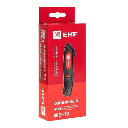 Нож кабельный WS-19 Professional EKF ws-19, изображение 5 • Купить по низкой цене в интернет-магазине СМЭК