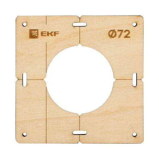 Комплект шаблонов для подрозетников d72мм Expert EKF sh-d72-k, изображение 4 • Купить по низкой цене в интернет-магазине СМЭК