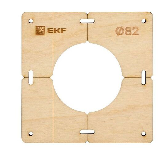 Комплект шаблонов для подрозетников d82мм Expert EKF sh-d82-k, изображение 6 • Купить по низкой цене в интернет-магазине СМЭК
