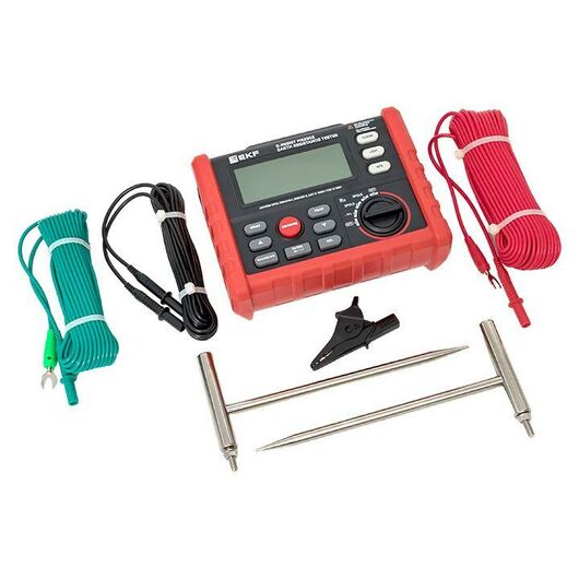 Измеритель сопротивления заземления цифровой E-Resist MS2302 Professional EKF ms2302, изображение 11 • Купить по низкой цене в интернет-магазине СМЭК
