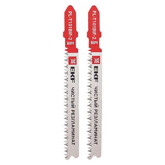 Пилка для электролобзика T101BIF (чистовой рез ламината)(BIM) (уп.2шт) Professional EKF pl-t101bif-2, изображение 3 • Купить по низкой цене в интернет-магазине СМЭК